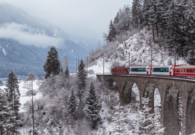 Glacier Express All Inclusive in Winter